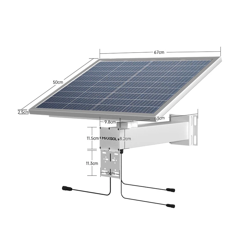 60W Solar Power System with 384Wh LiFePO4 Battery