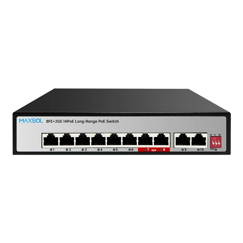 Maxsol PS1802GE long-range PoE switch product view