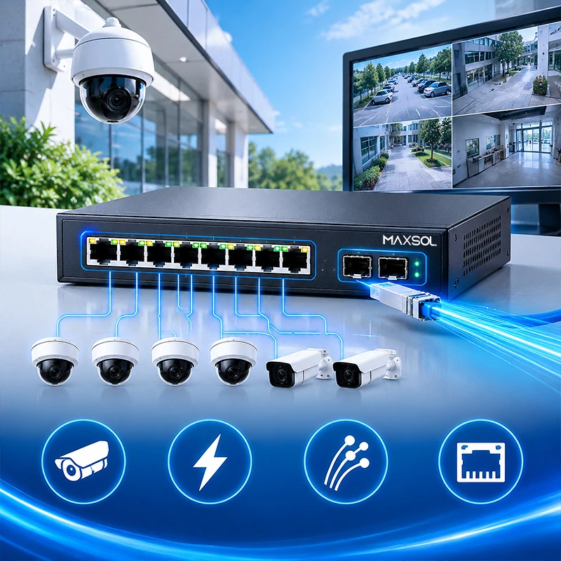 SFP Uplink PoE Switch Guide for CCTV Fibre Networks