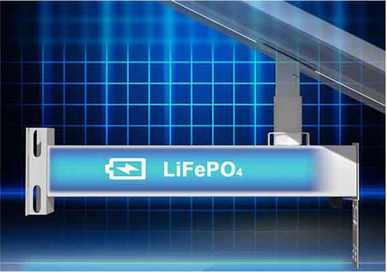 LiFePO4 battery enclosure for extended solar backup