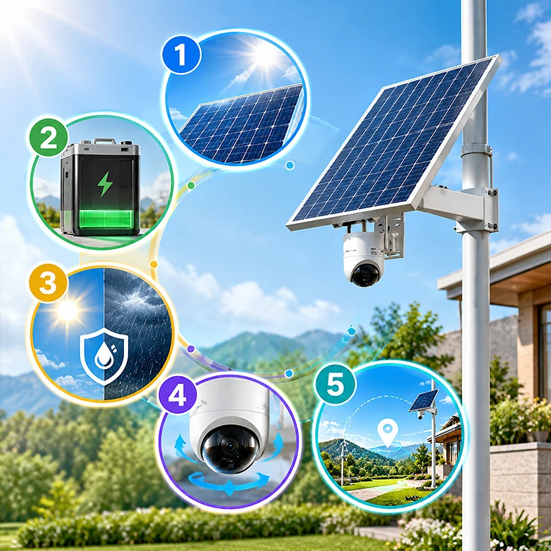 Five Key Factors for an Outdoor Solar Power System